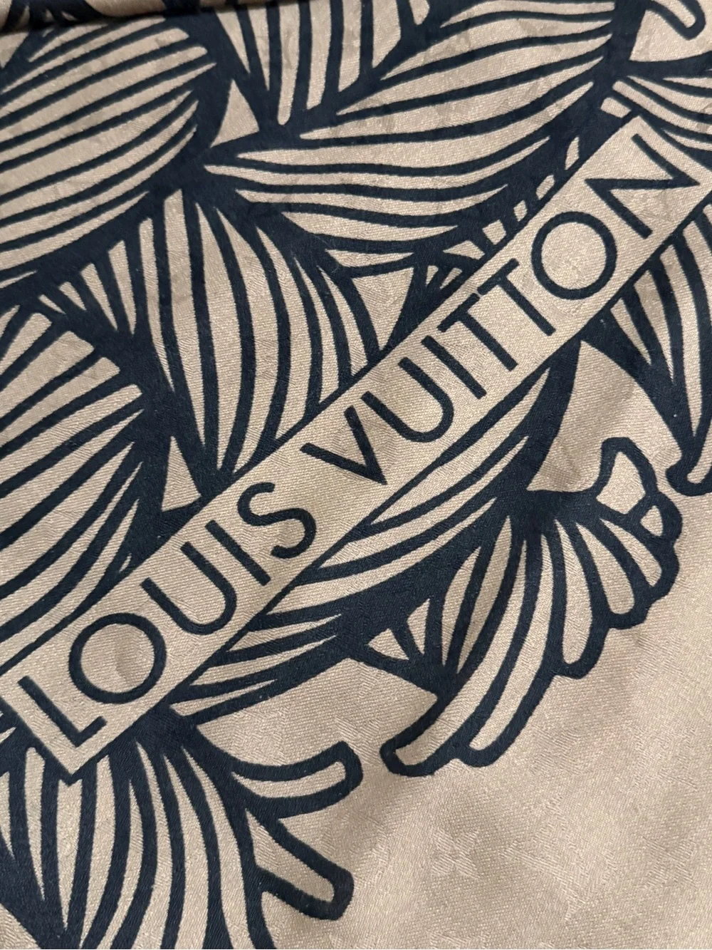 Louis Vuitton x Christopher Nemeth Oversized Monogram Rope Shawl Wrap 55x77 - Picture 7 of 8